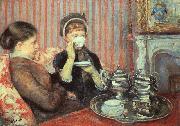 Mary Cassatt Tea by Mary Cassatt oil on canvas